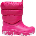 Rose - Pack Shot - Crocs - Bottes CLASSIC NEO PUFF - Enfant