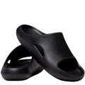 Noir - Side - Crocs - Claquettes MELLOW - Adulte