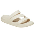 Blanc gris - Front - Crocs - Mules GETAWAY STRAPPY - Femme