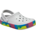 Blanc cassé - Multicolore - Front - Crocs - Sabots OFF COURT - Enfant