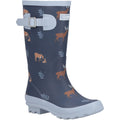 Bleu marine - Front - Cotswold - Bottes de pluie WOODLAND - Enfant