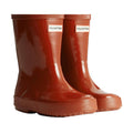 Rouge foncé - Front - Hunter - Bottes de pluie FIRST CLASSIC - Enfant