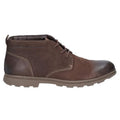 Marron - Side - Hush Puppies - Bottines chukka TYSON - Homme