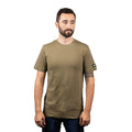 Gris kaki - Front - Caterpillar - T-shirt ESSENTIALS - Homme