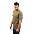 Gris kaki - Side - Caterpillar - T-shirt ESSENTIALS - Homme