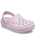 Rose clair - Front - Crocs - Sabots CROCBAND - Enfant