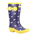 Bleu marine - Jaune - Back - Cotswold - Bottes de pluie FARMYARD - Enfant