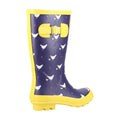 Bleu marine - Jaune - Side - Cotswold - Bottes de pluie FARMYARD - Enfant