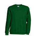 Vert foncé - Front - James and Nicholson - Sweat - Adulte