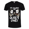 Noir - Front - Grindstore - T-shirt IT´S ALWAYS THE QUIET ONES - Homme