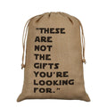 Marron - Front - Grindstore - Sac du Père Noël THESE ARE NOT THE GIFTS YOU´RE LOOKING FOR