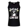 Noir - Front - Psycho Penguin - Débardeur SUN´S OUT GUNS OUT - Homme