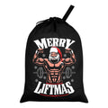 Noir - Front - Grindstore - Sac du Père Noël MERRY LIFTMAS