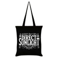 Noir - blanc - Front - Grindstore - Tote bag