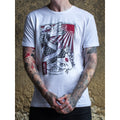 Blanc - Noir - Rouge - Back - Unorthodox Collective - T-shirt SAKANA - Homme