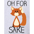 Blanc - Orange - Noir - Side - Grindstore - T-shirt OH FOR FOX SAKE - Homme