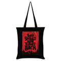 Noir - Rouge - Front - Grindstore - Tote bag THEY SHOULD HAVE TURNED BACK