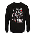 Noir - Front - Grindstore - Pull ALL WANT FOR CHRISTMAS IS IT TO BE OVER - Homme