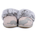 Rose - Gris - Lifestyle - Lazy Dogz - Chaussons - Femme