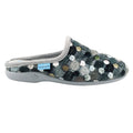 Gris - Side - Lunar - Chaussons CRACKLE - Femme