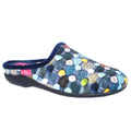 Bleu marine - Front - Lunar - Chaussons CRACKLE - Femme