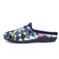 Bleu marine - Side - Lunar - Chaussons CRACKLE - Femme