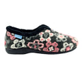 Noir - Rouge - Blanc - Side - Lunar - Chaussons HIPPY - Femme