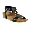 Noir - Front - Lunar - Sandales BARWELL - Femme