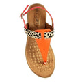 Orange - Side - Lunar - Sandales GINA - Femme