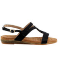 Noir - Side - Lunar - Sandales LISIA - Femme