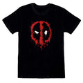 Noir - rouge - Front - Deadpool - T-shirt - Adulte