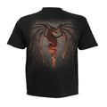 Noir - Back - Spiral Direct - T-shirt DRAGON FURNACE - Enfant