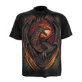 Noir - Front - Spiral Direct - T-shirt DRAGON FURNACE - Enfant