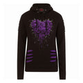 Noir - Front - Spiral Direct - Sweat à capuche BLEEDING HEART - Femme