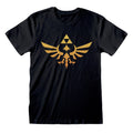 Noir - Side - Nintendo - T-shirt HYRULE - Adulte