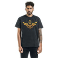 Noir - Lifestyle - Nintendo - T-shirt HYRULE - Adulte