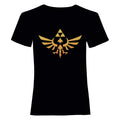 Noir - Front - Nintendo - T-shirt HYRULE - Adulte