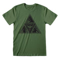 Vert - Side - Nintendo - T-shirt TRIFORCE - Adulte