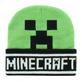 Vert - Noir - Front - Minecraft - Bonnet