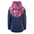 Bleu foncé - Rose vif - Back - Bejo - Blouson de ski YUKI - Fille