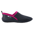 Gris foncé chiné - Framboise vif - Side - Aquawave - Chaussures aquatiques BARGI - Femme