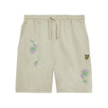 Blanc cassé - Front - Lyle & Scott - Short THISTLE CLUB - Homme