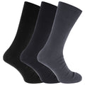 Bleu clair-foncé - Front - Chaussettes pour diabétiques - Homme