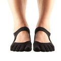 Noir - Back - Toesox - Chaussettes à orteils BELLARINA - Femme