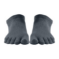 Gris foncé - Back - Toesox - Chaussettes à orteils - Femme