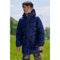 Bleu foncé - Front - Mountain Warehouse - Veste matelassée - Enfant