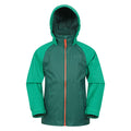 Vert - Front - Mountain Warehouse - Veste imperméable TORRENT - Enfant