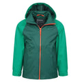 Vert - Pack Shot - Mountain Warehouse - Veste imperméable TORRENT - Enfant