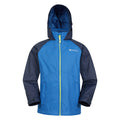 Bleu - Front - Mountain Warehouse - Veste imperméable TORRENT - Enfant