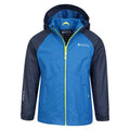 Bleu - Pack Shot - Mountain Warehouse - Veste imperméable TORRENT - Enfant